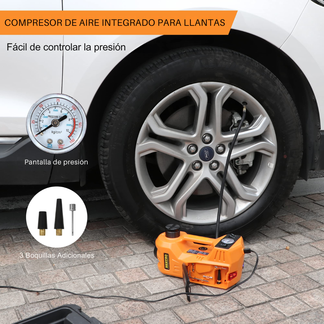 Compresor de Aire y Gato Electrico Portatil (LIQUIDACIÓN TOTAL)